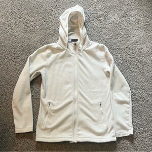 Merrell White Hooded Zip-Up Jacket